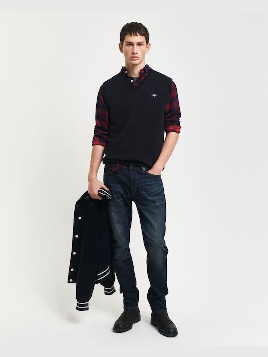 Gant Herren Ärmelloses Shirt BLACK