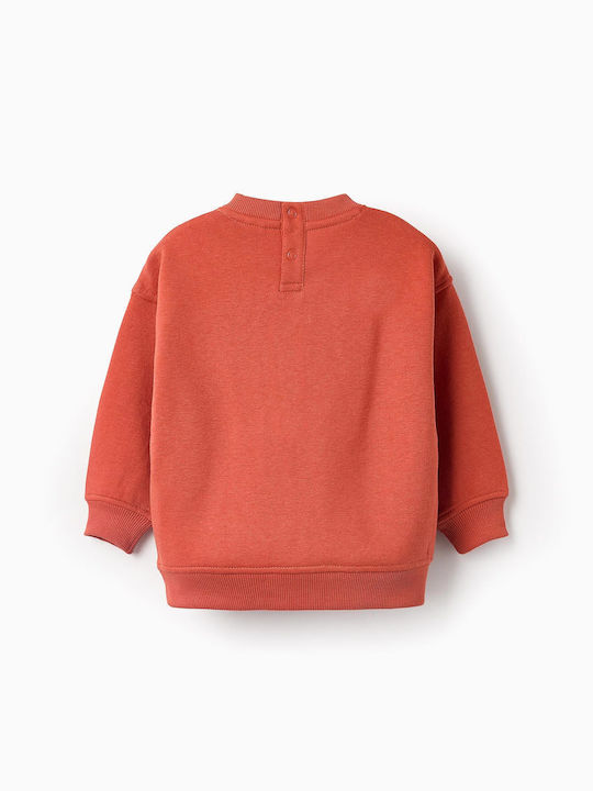 Zippy Kids Fleece Sweatshirt Orange