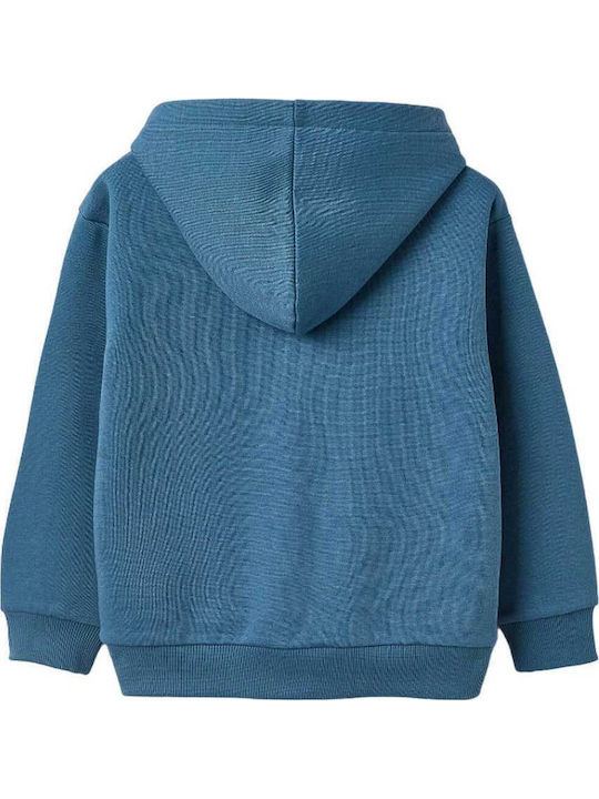 Hanorac Copii cu Glugă și Buzunare Turquoise