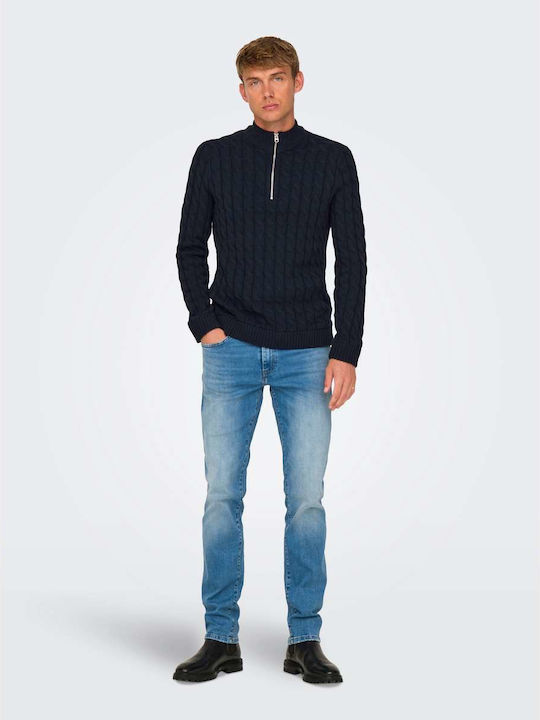 Long Sleeve Sweater Dark Navy