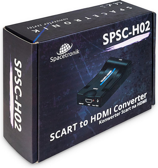 Scart To Hdmi Converter Spacetronik Spsc-h02