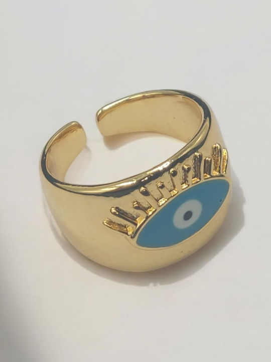 Women's Gold Plated Steel Ring