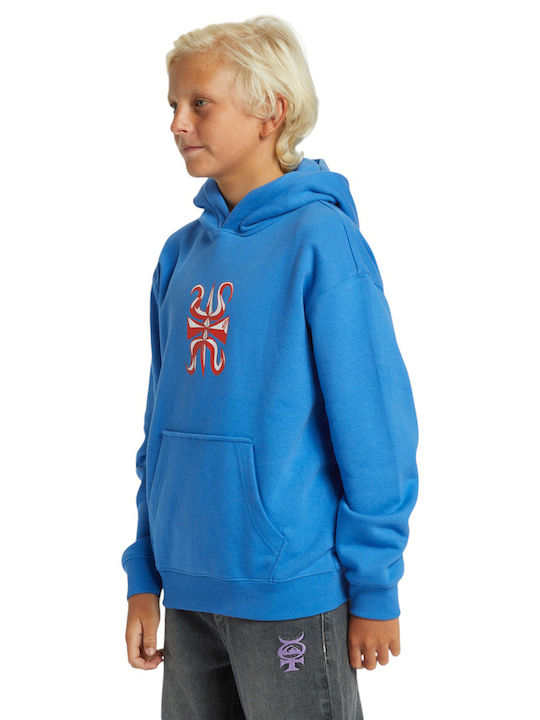 Quiksilver Kids Sweatshirt with Hood Blue