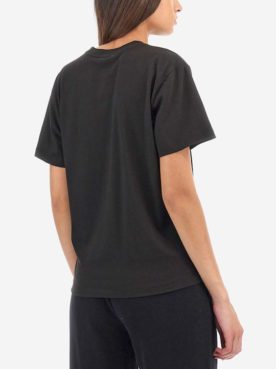 La Martina Damen Sportlich T-shirt Black