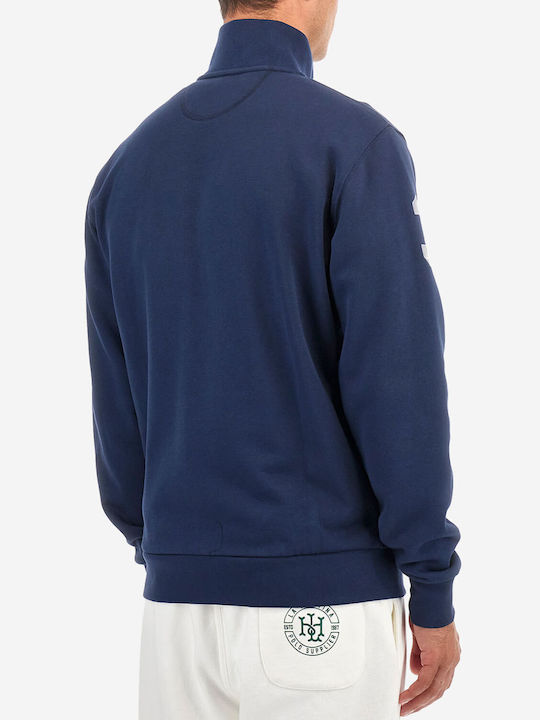 La Martina Herren Sweatshirt Jacke Navy