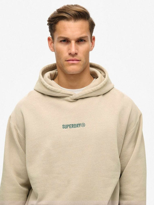 Graphic Sweatshirt with Hood Chateau Grey