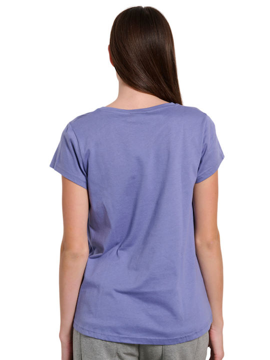 BodyTalk Γυναικείο Αθλητικό T-shirt Blueberry