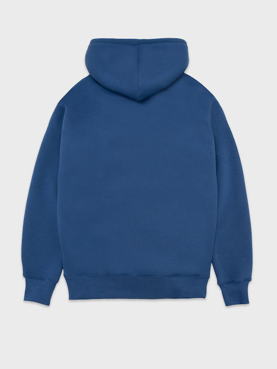 CAT Men's Sweatshirt with Hood Bright Blue