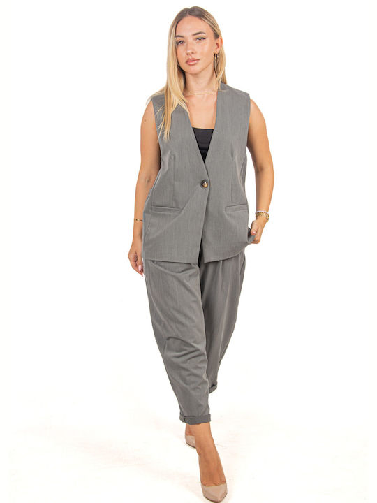 Ellen Femei Grey Costum