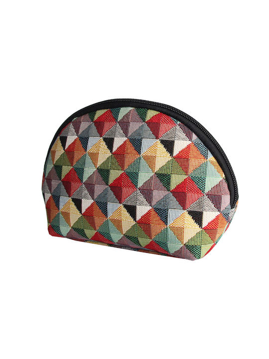 Signare Toiletry Bag Multicolor Triangle in Multicolour color