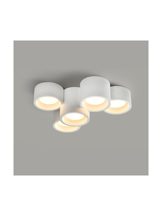 Aca Spot with 5 Lights in White Color