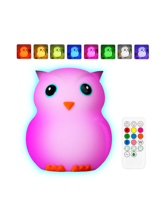 Great Owl Night Light Rgb Usb-c Remote Control Sp-ln01xl