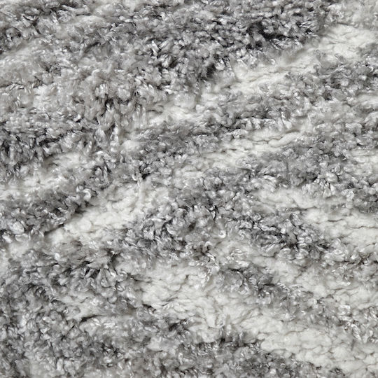 Saray Home Shaggy Velvet Bedroom Rugs Set Gray C717B-GR-SET 3pcs