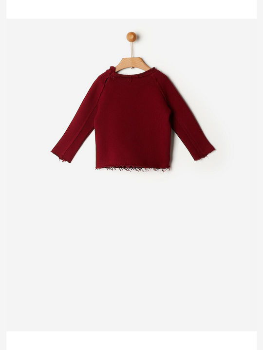 Brand Kids Blouse Long Sleeve Bordeaux