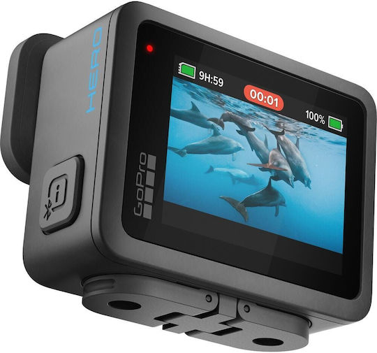 GoPro Hero Action Camera 4K Ultra HD Underwater with Touch Screen 1.7" and Wi-Fi Black
