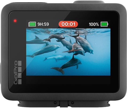 GoPro Hero Action Camera 4K Ultra HD Underwater with Touch Screen 1.7" and Wi-Fi Black