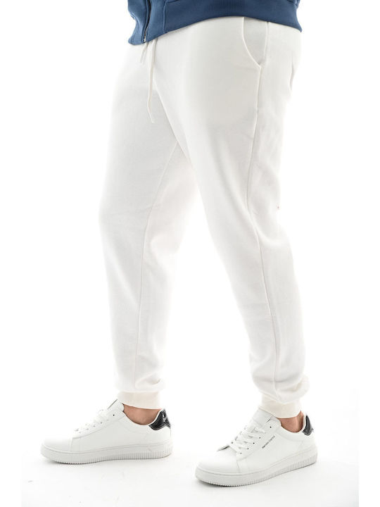 Clever Pantaloni de trening WHITE