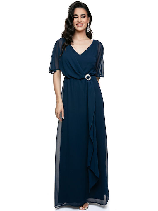 RichgirlBoudoir Sommer Maxi Kleid für Hochzeit / Taufe Blau