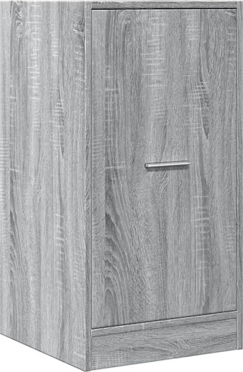 Vidaxl Συρταριέρα Γενικής Χρήσης Γκρι Sonoma 40x41x77,5cm Επεξ Ξύλο 1 Τεμ Γκρι
