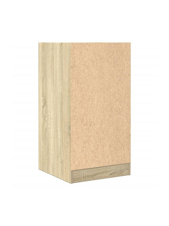 Vidaxl General Purpose Drawer Sonoma Oak 40x41x77.5cm Chipboard 1 Piece Brown