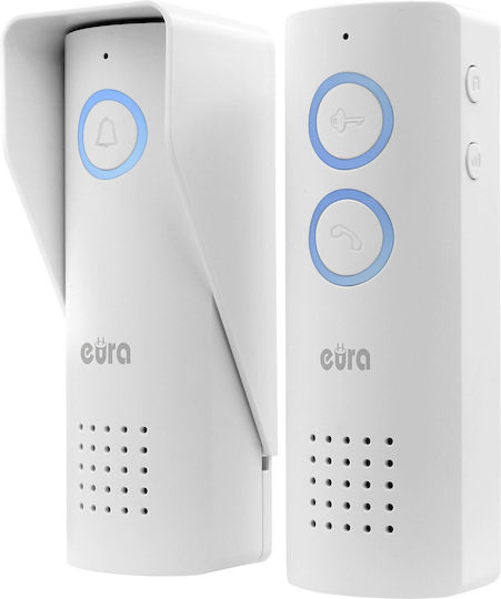 Wireless Intercom Eura Adp-80a3 White
