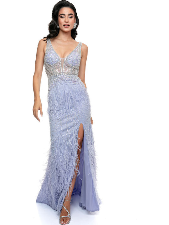 Summer Maxi Evening Dress Lilac