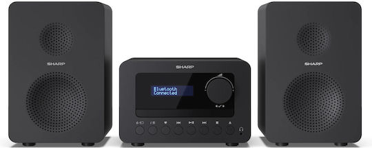 Sharp Аудиосистема 2 XL-B514 20W с CD Player, WiFi и Bluetooth Черен