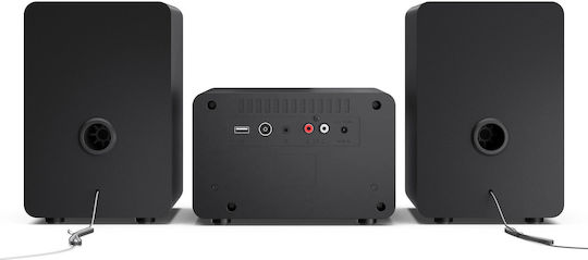 Sharp Аудиосистема 2 XL-B514 20W с CD Player, WiFi и Bluetooth Черен