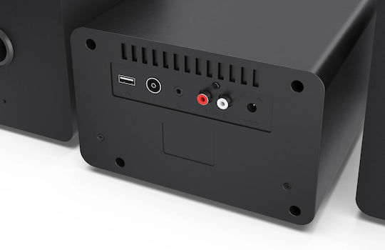 Sharp Аудиосистема 2 XL-B514 20W с CD Player, WiFi и Bluetooth Черен