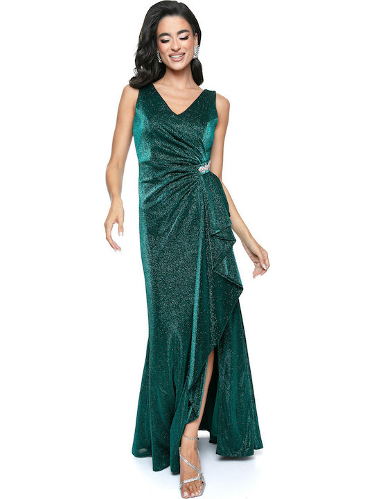 Maxi Evening Dress Green
