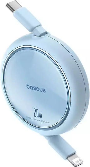Baseus Free2pull Retractable USB-C to Lightning Cable 20W Μπλε 1m P10364501311-00