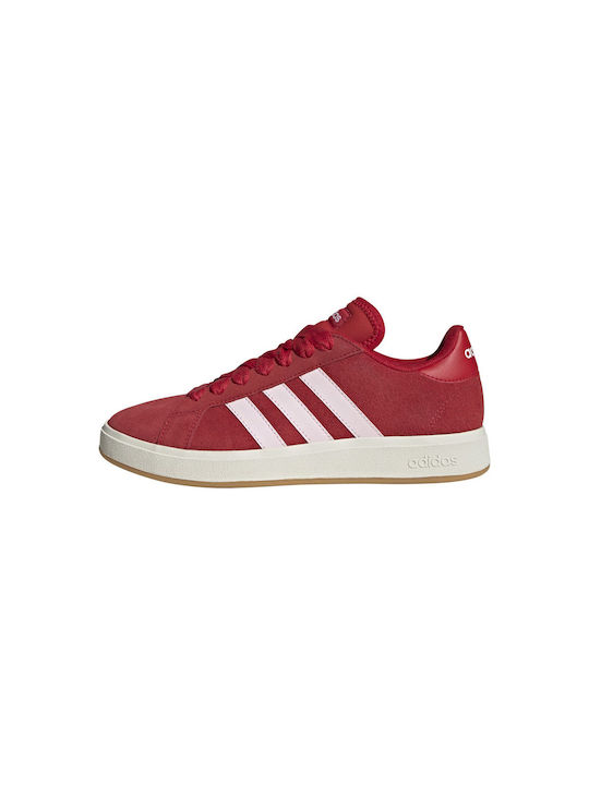 Adidas Grand Court Base 00s Γυναικεία Sneakers Red Gum Sole