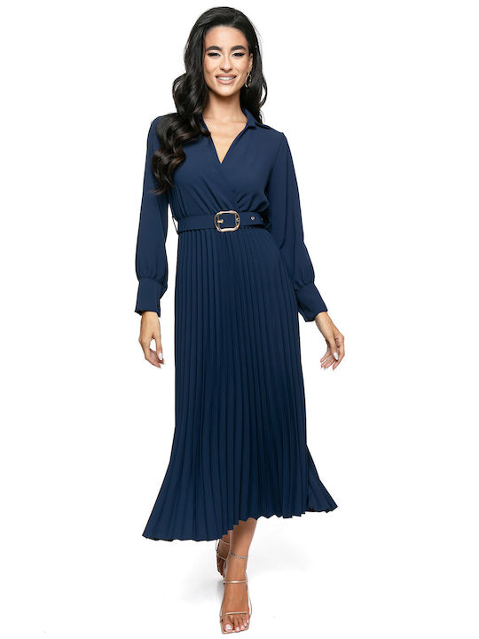 RichgirlBoudoir Midi Evening Dress Blue