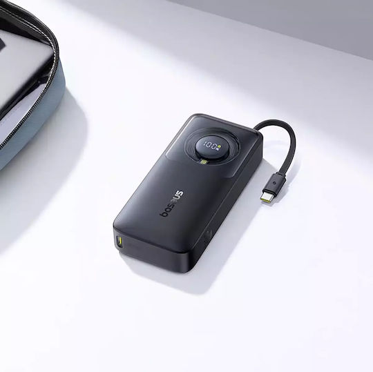 Baseus Free2Pull Power Bank 10000mAh 30W με Θύρα USB-C Μαύρο