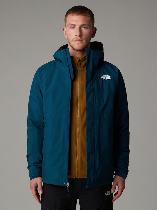 Carto Triclimate 3 in 1 Winter Jacke Wasserdicht Midnight Petrol, Tnf Black