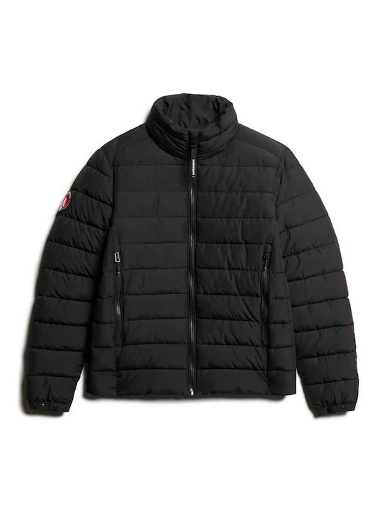 Superdry Ανδρικό Μπουφάν Puffer Μαύρο