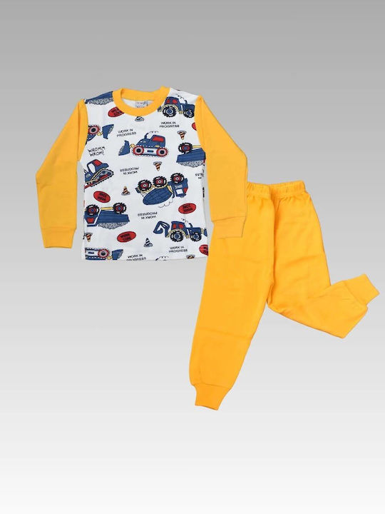 Esthisis Kids Pyjamas Winter Cotton YELLOW