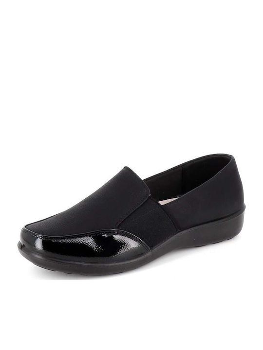 Damen Mokassins in Schwarz Farbe 06/08294