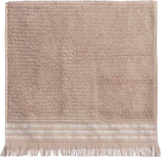 Nef-Nef Homeware Кърпа за ръце Satti 30x50см. Бежов Тегло 500гр/кв.м