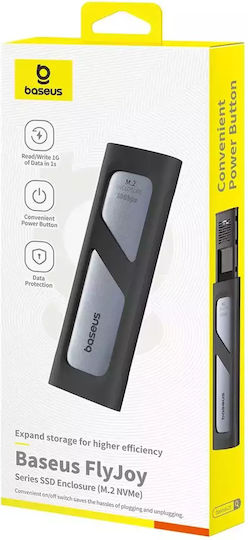 Baseus Flyjoy Case for Hard Drive M.2 SATA III Gray