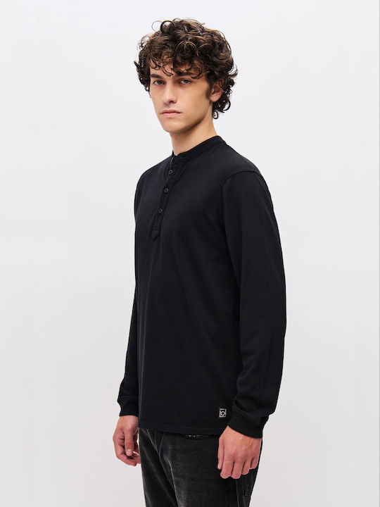 Dirty Laundry Men's Long Sleeve Blouse Black