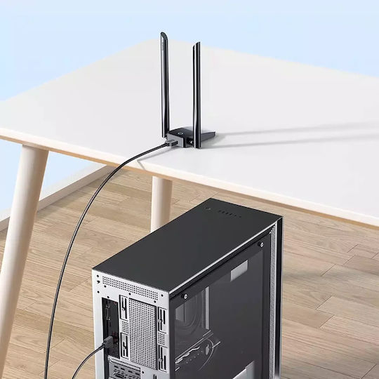 Baseus Fastjoy Αντάπτορας Δικτύου USB με Ασύρματη Σύνδεση Wi-Fi 1300Mbps