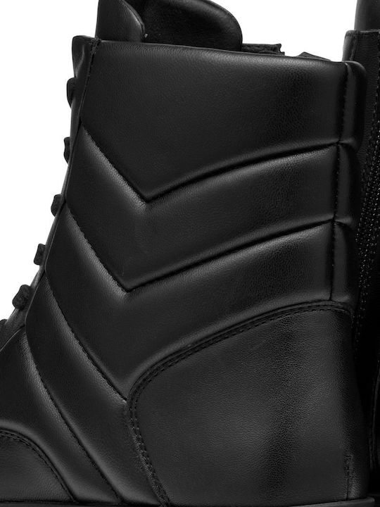 D Vilde Leather Women's Ankle Boots Black