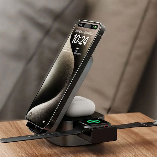Dudao Wireless Charger (Qi Pad) 15W Blacks (A11Pro+)