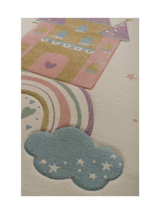 Viokarpet Kinder Teppich Ecru 160x230cm