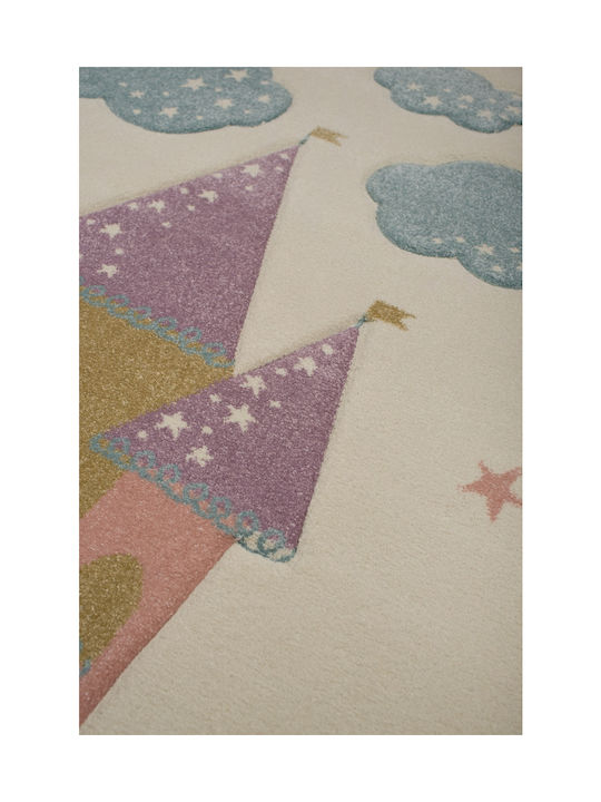 Viokarpet Kinder Teppich Ecru 160x230cm