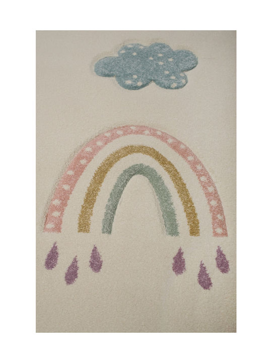 Viokarpet Kids Rug Ecru 160x230cm