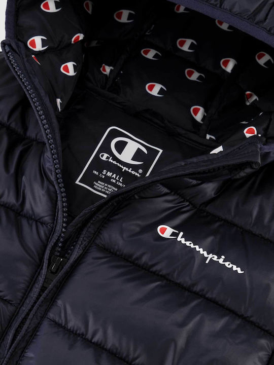 Παιδικό Casual Μπουφάν με Κουκούλα Navy Μπλε