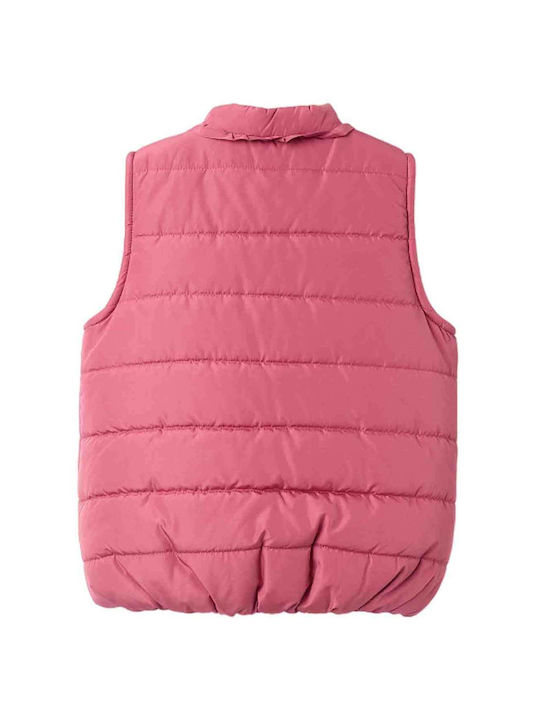 Zippy Kids Casual Jacket Sleeveless with Lining Pink