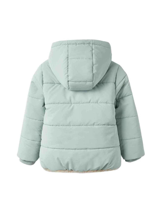 Zippy Kids Casual Jacket with Lining & Hood Mint